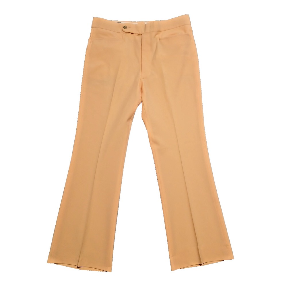 La Mode Du Los Angeles Golf Pants Slacks Pockets Mens‎  Papaya Size 32